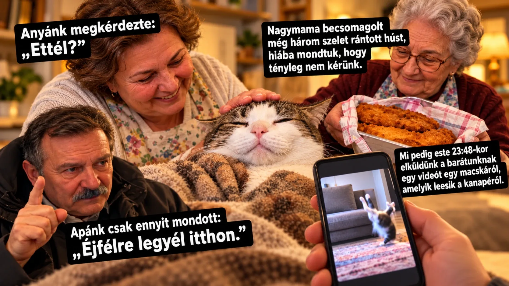 Szeretlek – mondta, és elküldött egy idióta mémet