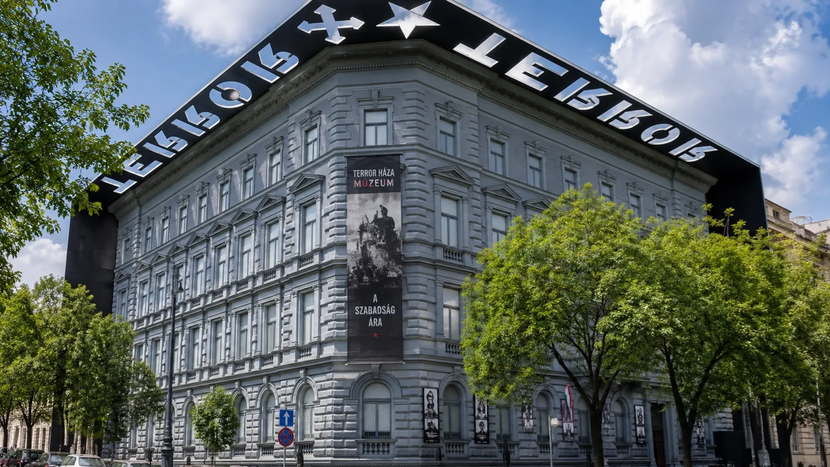 A Terror Háza Múzeum épülete Budapesten.