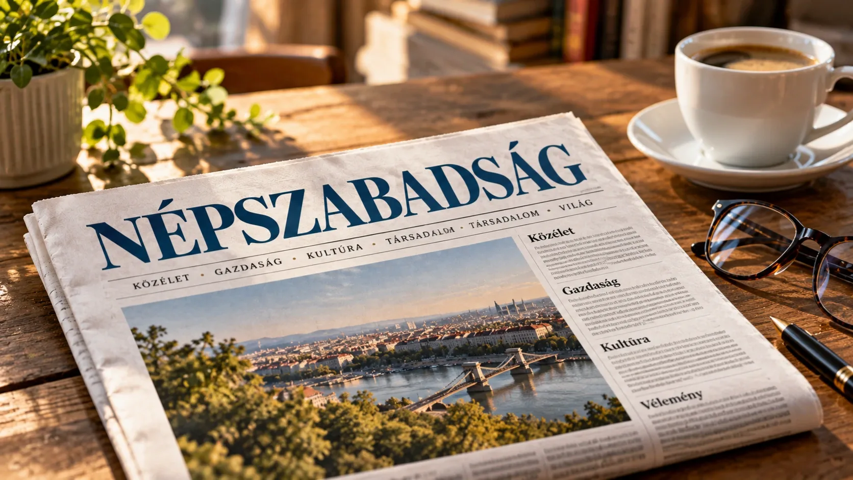A Népszabadság újraindulását szemléltető újság – illusztráció