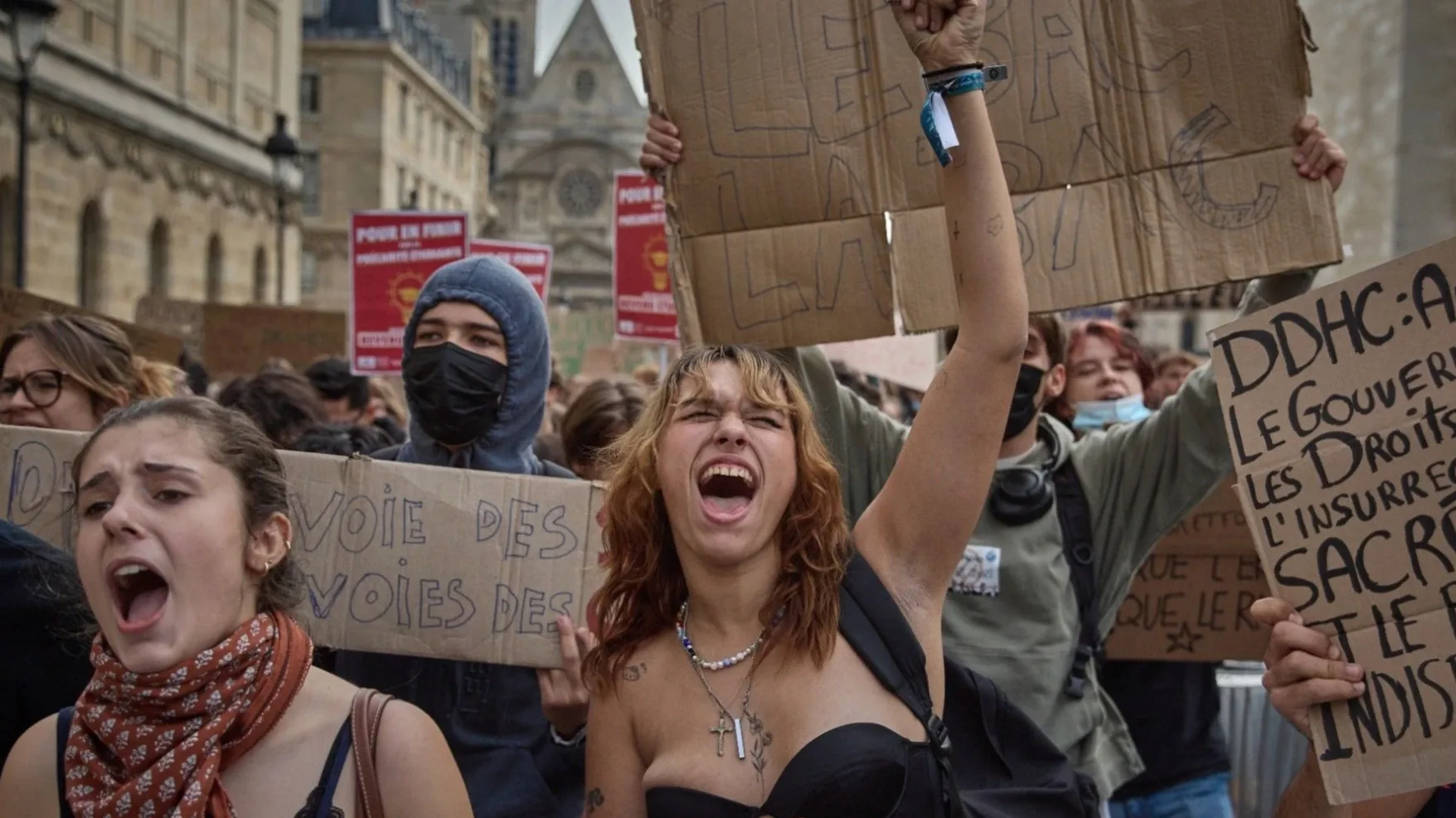 francia diáktüntetés