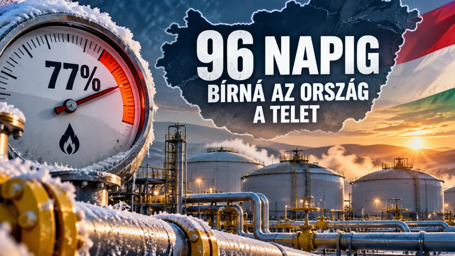 Havas földgáztároló létesítmény.