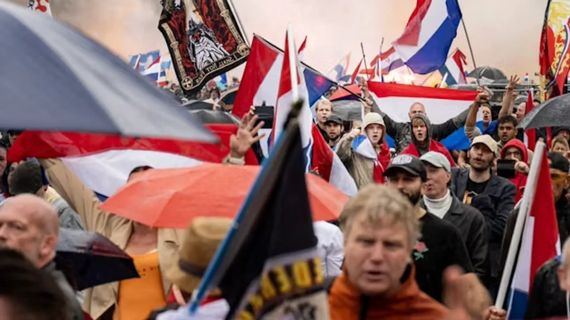 demonstráció Hágában